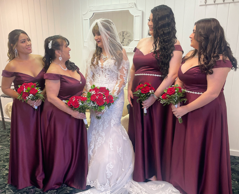 hair styling for wedding parties. Alix Danielle hair stylist. color specialist. Troy Alabama and South Florida